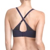 Natori Women’s Zen Contour Convertible Sport Bra(Midnight Navy/Black)