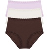 Natori Women’s Bliss Full Brief 3-Pack(French Roast)