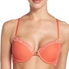 Natori Women’s Feathers Front Close T-Back(Orange Coral)