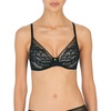 Natori Women’s Flora Contour Underwire(Black/Light Mocha)