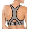 Natori Women’s Power Yogi High Impact Underwire Racerback Sport Bra(White/Grey)