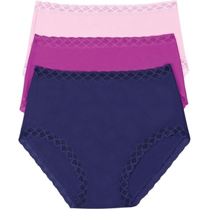 Natori Women’s Bliss Cotton Full Brief 3 Pack