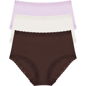 Natori Women’s Bliss Full Brief 3-Pack(French Roast)
