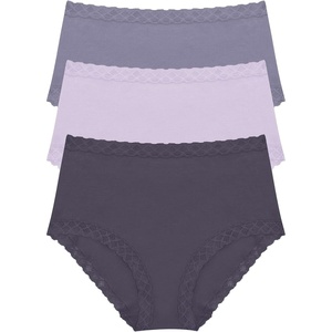 Natori Women’s Bliss Full Brief 3-Pack(Twilight Haze/Purple Pearl/Greystone)