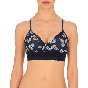 Natori Womens Bliss Perfection Contour Soft Cup Bra(Midnight Navy)