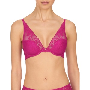 Natori Women’s Cherry Blossom Convertible Contour Bra(Berry Bold)