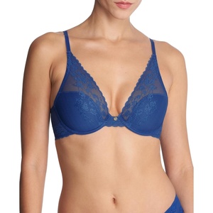 Natori Women’s Cherry Blossom Convertible Contour Bra(Cobalt)