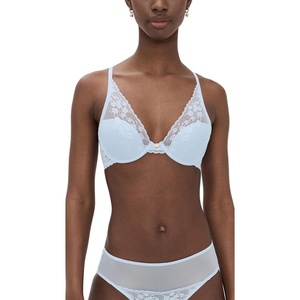 Natori Women’s Cherry Blossom Convertible Contour Bra(Glacier Blue)