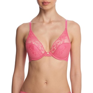 Natori Women’s Cherry Blossom Convertible Contour Bra(Peach Rose)