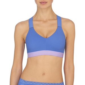 Natori Womens Dynamic:racerbck SPRT Bralette(Pool Blue/Grape Ice)