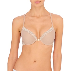 Natori Women’s Feathers Front Close T-Back(Cafe)