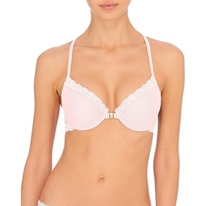 Natori Women’s Feathers Front Close T-Back(Sheer Pink)