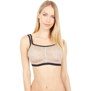 Natori Women’s Natori Yogi Contour Convertible Sports Bra(Grey Animal Print)