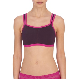 Natori Women’s Natori Yogi Contour Convertible Sports Bra(Sumac/Electric Pink)