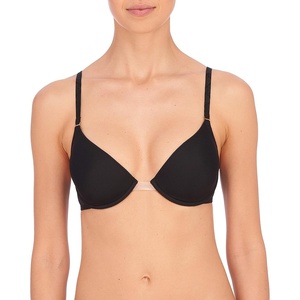 Natori Women’s Sheer Convertible Ultra Light Contour Plunge Bra(Black)