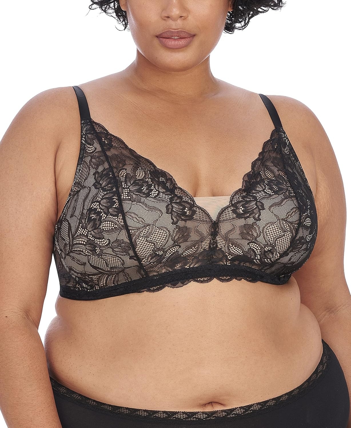 image:imageNatori Womens Muse Full Fit Wirefree Contour BraBlackCafe
