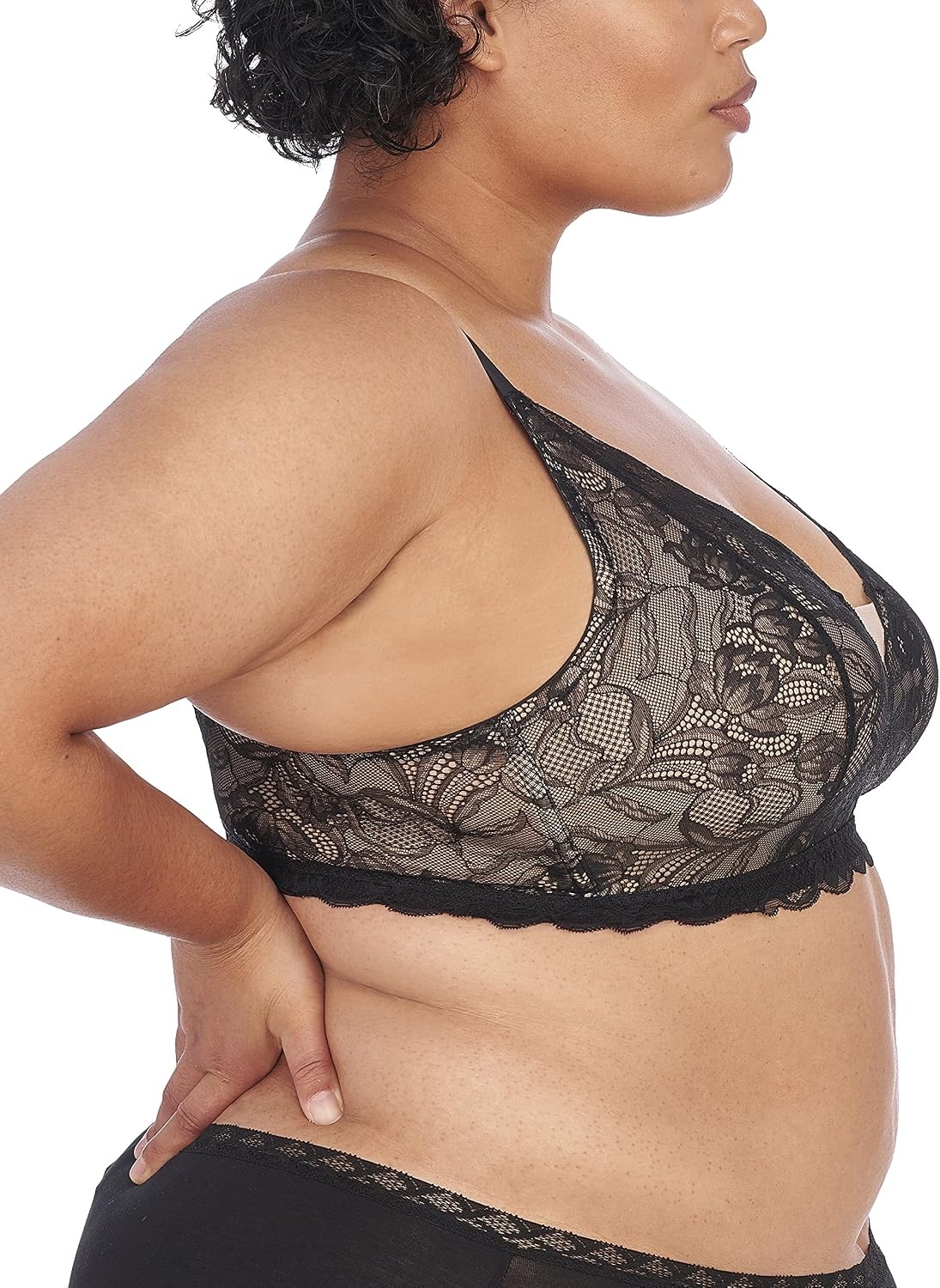 image:imageNatori Womens Muse Full Fit Wirefree Contour BraBlackCafe