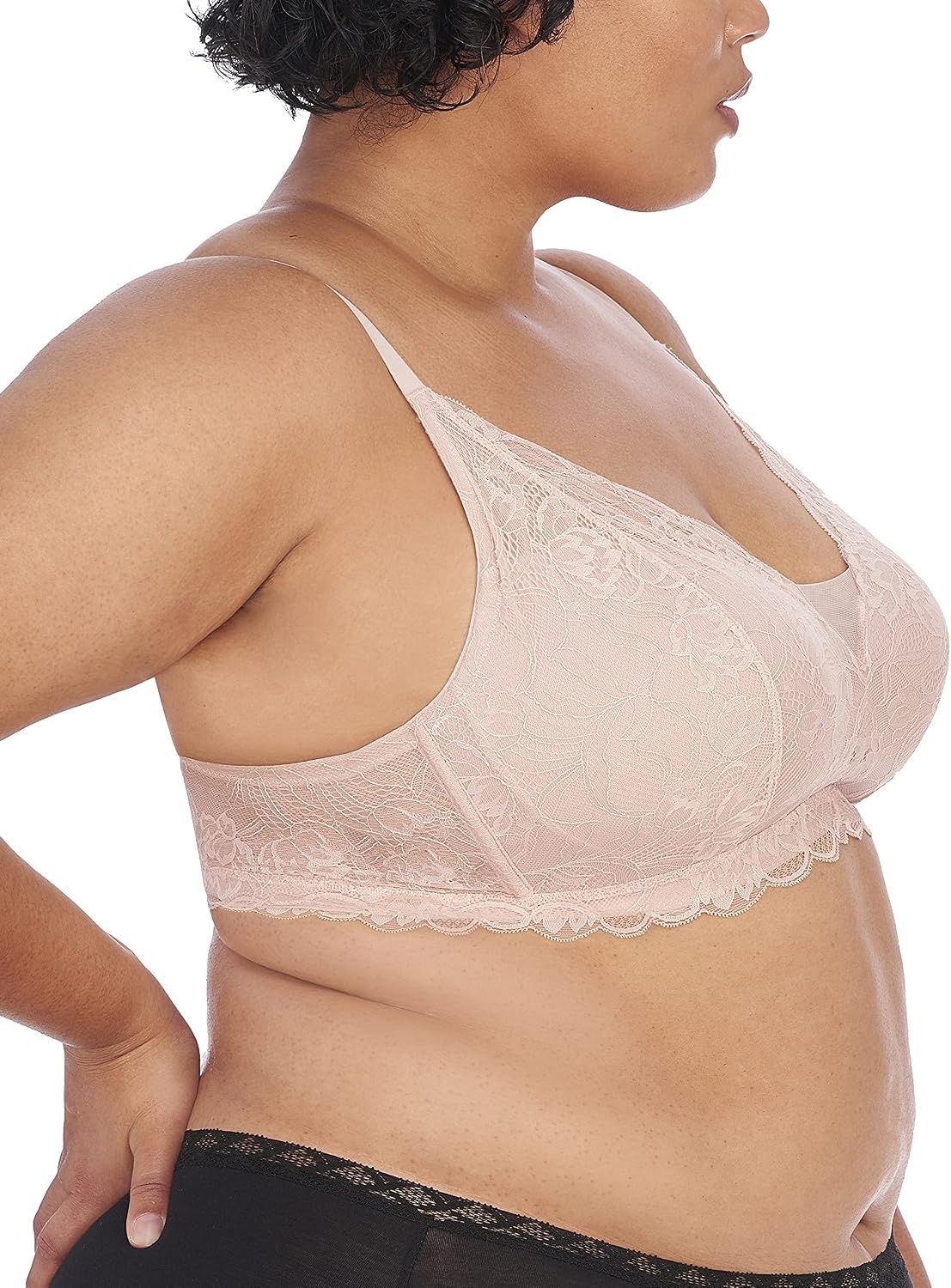image:imageNatori Womens Muse Full Fit Wirefree Contour BraRose BeigePink Pearl