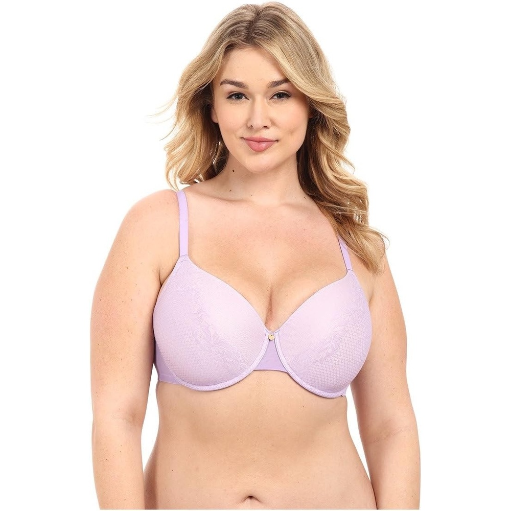 image:imageNatori Support Womens Plus Size Smooth Scroll Full Figure Contour Underwire BraViolaDusty Rose