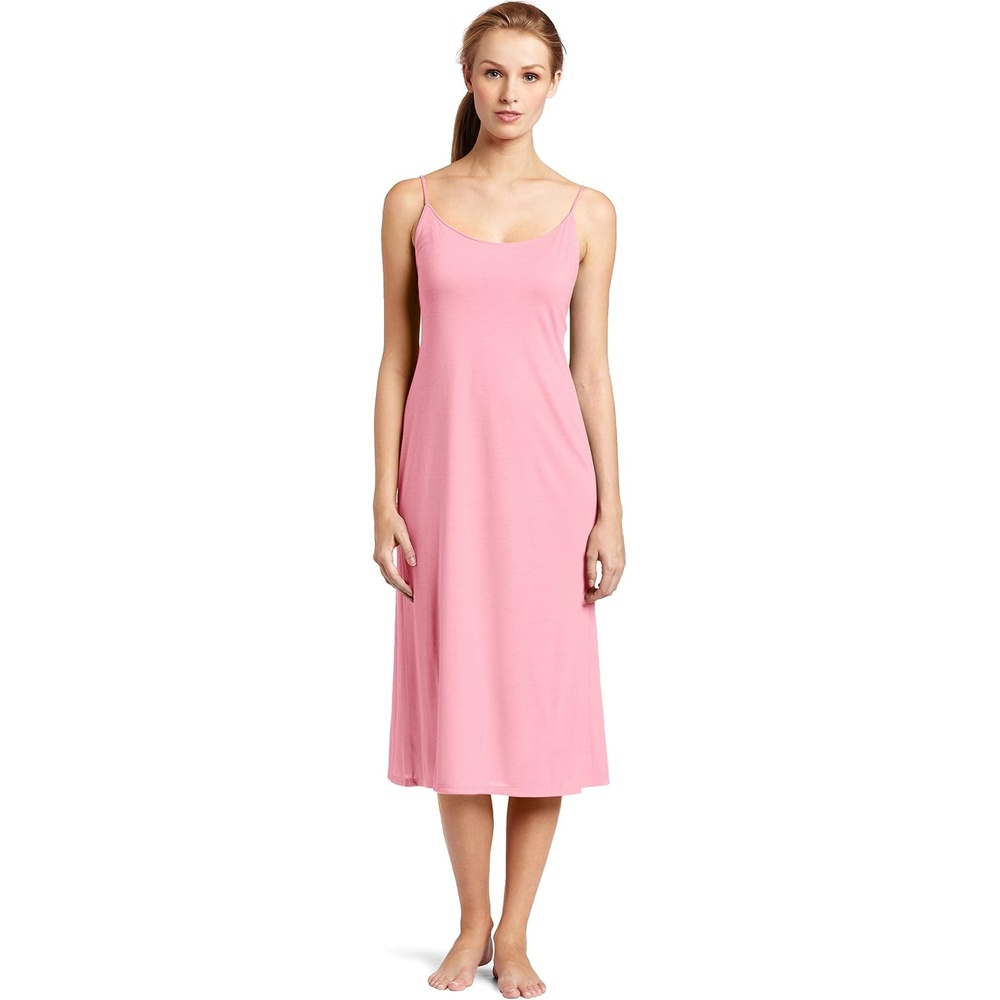 image:imageNatori Womens ShangriLa Solid Knit Gown Nightgown nightshirtHot Pink Nectar