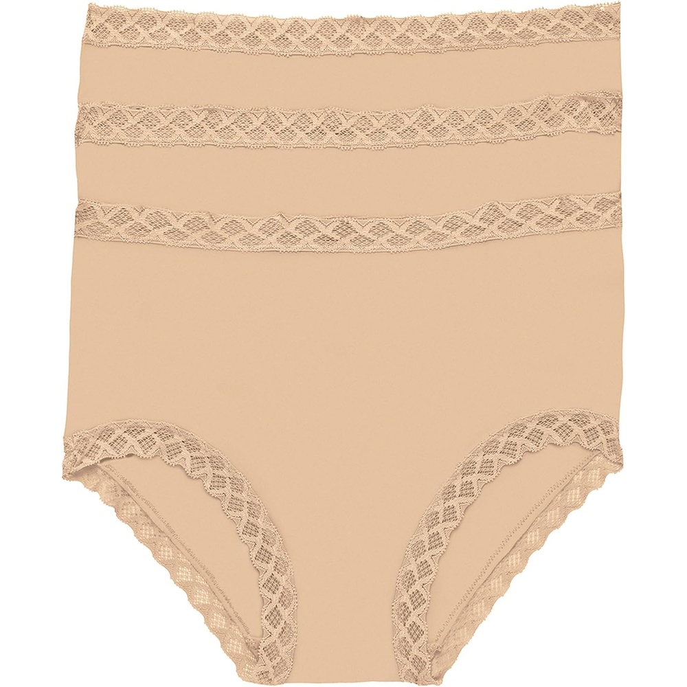 image:imageNatori womens Bliss Full briefs underwear Caf 3 Pack Small US