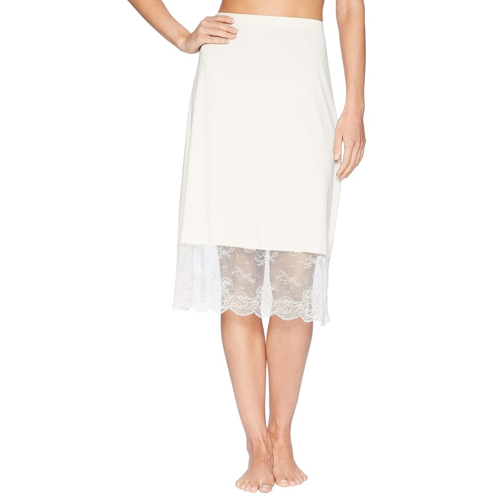 image:imageNatori womens Infinity Lace Trim Half SlipEcru