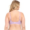 Natori Support Women’s Plus Size Smooth Scroll Full Figure Contour Underwire Bra(Viola/Dusty Rose)