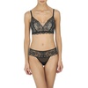 Natori Women’s Muse Full Fit Wirefree Contour Bra(Black/Cafe)