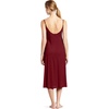 Natori Women’s Shangri-La Solid Knit Gown Nightgown nightshirt(Burgundy)