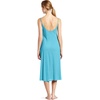 Natori Women’s Shangri-La Solid Knit Gown Nightgown nightshirt(Heather Blue Topaz)
