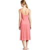 Natori Women’s Shangri-La Solid Knit Gown Nightgown nightshirt(Red/Orange)