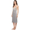 Natori womens Luxe Shangri-la Slip(Heather Grey)