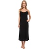 Natori Women’s Shangri-La Solid Knit Gown Nightgown nightshirt(Black)