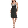 Natori womens Luxe Shangri-la Slip(Anthracite W/Cocoon)