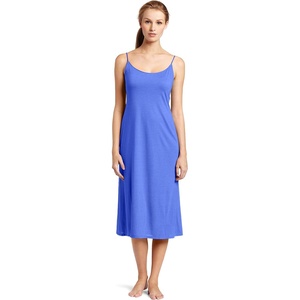 Natori Women’s Shangri-La Solid Knit Gown Nightgown nightshirt(Island Blue)