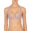 Natori Women Feathers Lace Plunge T-Shirt Bra(Antique/Pink Pearl)