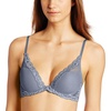 Natori Women Feathers Lace Plunge T-Shirt Bra(Slate Blue)