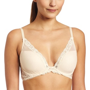 Natori Women Feathers Lace Plunge T-Shirt Bra(Cream)