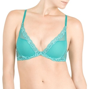 Natori Women Feathers Lace Plunge T-Shirt Bra(Gem Turquoise)